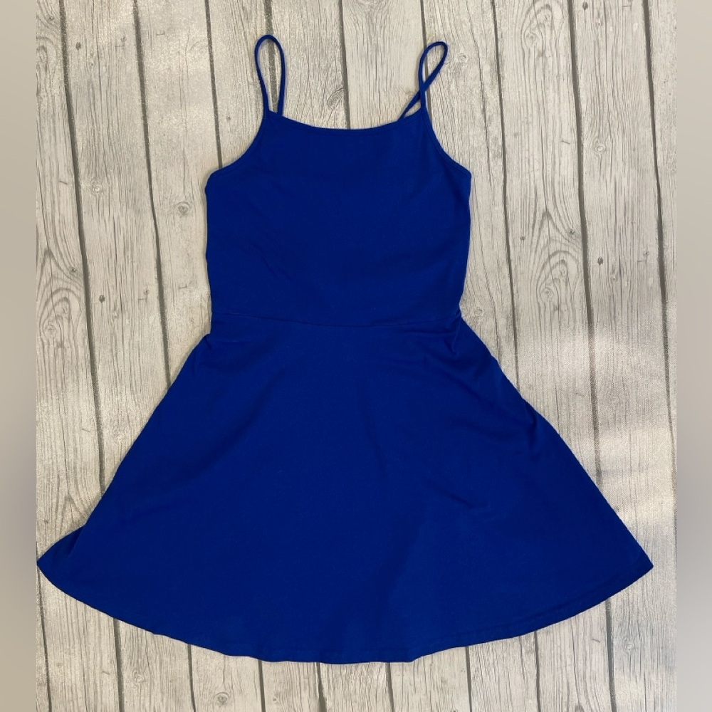 The Children's Place Blue Spaghetti Strap A-Line Sundress